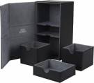 Aegis Guardian Commander Deck Box Premium Cuero Mazo Caja Doble Abatible Jcc Mágico