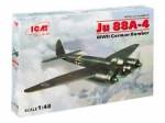 Bombardero Alemán Icm 48233 Segunda Guerra Mundial Ju 88a-4 1/48