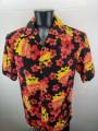 Camisa Vintage Años 90 Hawaiana Tropic Con Botones Para Hombre Grande Nueva Con Etiquetas $55