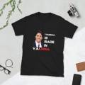 Camiseta Unisex De Manga Corta Trudeau Está Hecha En Vachina
