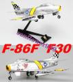 Easy Modelo 1/72 Usaf F-86f30,39fs/51 Fw, Volado Por Chrles Mcsain.kroea, 1953 #37104