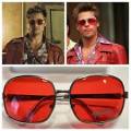 Gafas De Sol Tyler Durden Tonos Club De Lucha Nuevas Oliver Peoples 523 Brad Pitt Rojo