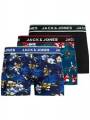 Jack & Jones Homme Boxer Jacflower Trunks 3er Paquet S M L Xl Xxl Coton