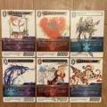 Juego De Cartas Coleccionables Final Fantasy 4 Yoshitaka Amano 6 Cartas Artículos Anime De Japón