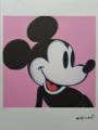 Litografía Firmada Andy Warhol - Mickey Mouse - Certificado Leo Castelli