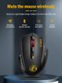 Mouse Inalámbrico Para Juegos Para Jugadores Oficina De Negocios Ajustable 3 Velocidades Recargable