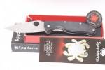 New Nueva Spyderco Tenacious G10 Navaja Folding Knife Black C122gp G-10 01sp590