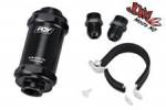 Pqy Inline Fuel Filter An6 For E85/ethanol/petrol 100 Micron Black