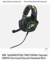 Wb Teknmotion Tmxyb1gn Yapster Xbox1 Auriculares De Sonido Envolvente Blk