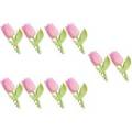 10 Pezzi Tulip Tulip Flower Claw Claw Clip Pacchi Per Fiore Per Donne