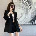 21top nuevo otoÃ±o coreano suelto para mujeres blazers de manga larga dama de oficina talla grande 3xl ropa negra donna