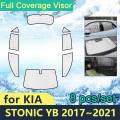 91220702mac323g02m parasoles de cobertura completa para kia stonic yb 2017 2018, accesorios para parabrisas de coche, sombrilla de protecciÃ³n solar para ventanas