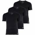 adidas sport adidas camiseta para hombre, pack de 3 - active core cotton, cuello en v, liso uomo