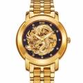 angela bos angela bos lujo de oro dragón chino automático reloj mecánico, oro