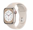 apple reloj reacondicionado apple watch series 8 gps 41mm starlight 4np63b/a
