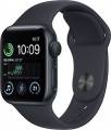 apple watch se 2022 caja de aluminio de 40 mm en medianoche - correa deportiva medianoche [wifi]