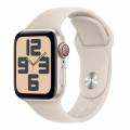 apple watch se gps + cellular 44mm caja aluminio blanco correa deportiva blanco estrella s/m - mrgu3ql/a
