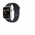 apple watch (series se) 2022 gps + cellular 40 mm - aluminio plata - correa deportiva negro