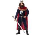 Atosa Men's Medieval King Costume Xs-s Blue
