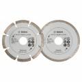 bosch 2607019478 - paquete de 2 discos de diamante para azulejos y materiales de construcción (diámetro de 115 mm)