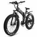 cafago bicicleta de montaña eléctrica plegable kaisda k3 de 26 pulgadas y 500 w