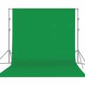 cafago fondo de fotografía de estudio de telón de fondo de pantalla verde profesional de 3 * 6 m / 10 * 19.7 pies, verde