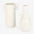 casaviva jarrón de ceramica blanco gramy Ø14x30cm clau&chloe en varios modelos
