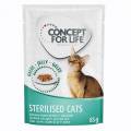 concept for life sterilised cats en gelatina - 48 x 85 g