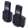 daewoo telefono inalambrico dect dtd - 1350 duo negro - base cargadora - gap