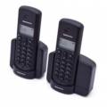 daewoo telefono inalambrico dect daewoo dtd-1350 duo negro / base cargadora/ gap