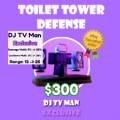 Dj Tv Man (booster Unit) | Toilet Tower Defense Ttd Roblox | Fast Delivery
