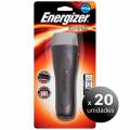 energizer pack de 20 unidades. linterna value led grip-it 2d, color negro
