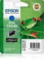 epson frog cartucho t0549 azul etiqueta rf