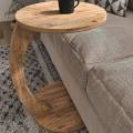 evocative home mesa auxiliar multifuncional en forma de c, mesa nido de madera para sala de estar, silla de ruedas para el hogar, mesa para servir tÃ© y cafÃ©, muebles