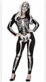 Fiestas Guirca Esqueleto Gato Traje Halloween Damas Elegante Vestido Disfraz Talla-m