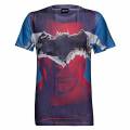 geek clothing camiseta dc comics batman - hombre - azul/rojo - l uomo