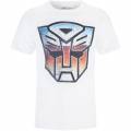 geek clothing camiseta transformers multilogo - hombre - blanco - xl uomo