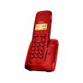 gigaset - telefono fijo a120 inalambrico rojo