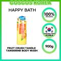 happy bath fruit crush tangle mandarina gel de baÃ±o 900g