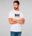 helly hansen para hombre. camiseta hh logo blanco uomo