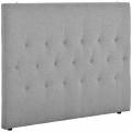 homcom cabecero de cama de madera 160 cm cabezal de cama tapizado en lino 2 formas de uso vertical o montado a la pared 160x7x120 cm gris aosom es