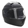 homcom casco de moto integral talla l-59 cm casco de motocicleta con doble visera cabezal anticolisiÃ³n y ventilaciones con certificaciÃ³n europea