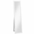 homcom espejo de cuerpo entero 37x157 cm espejo de pie espejo de pared forma rectangular con marco de madera decorativo para salÃ³n dormitorio pasillo