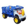hot wheels monster trucks rino camión de transporte de coches de juguete con pista regalo para niños