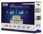 Interruptor De Matriz De Video Aten Con Audio Vs-0202 - Nueva Caja Sellada