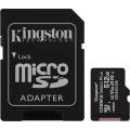 kingston canvas select plus microsdxc tarjeta de memoria 32gb/ 64gb / 128gb / 256gb / 512gb sdxc u1, clase 10, a1, 100 mb/s, con adaptador