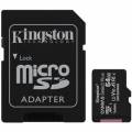 kingston tarjeta memoria micro secure digital sd hc 64gb kingston canvas select plus clase 10 uhs-1 + adaptador sd