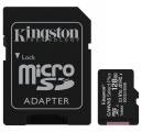 kingston tarjeta memoria micro secure digital sd hc 128gb kingston canvas select plus clase 10 uhs-1 + adaptador sd
