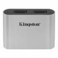 kingston technology workflow microsd reader lector de tarjeta usb 32 gen 1 31 gen 1 typec negro plata
