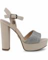 laura biagiotti zapatos de tacón de mujer - 6117, white, donna